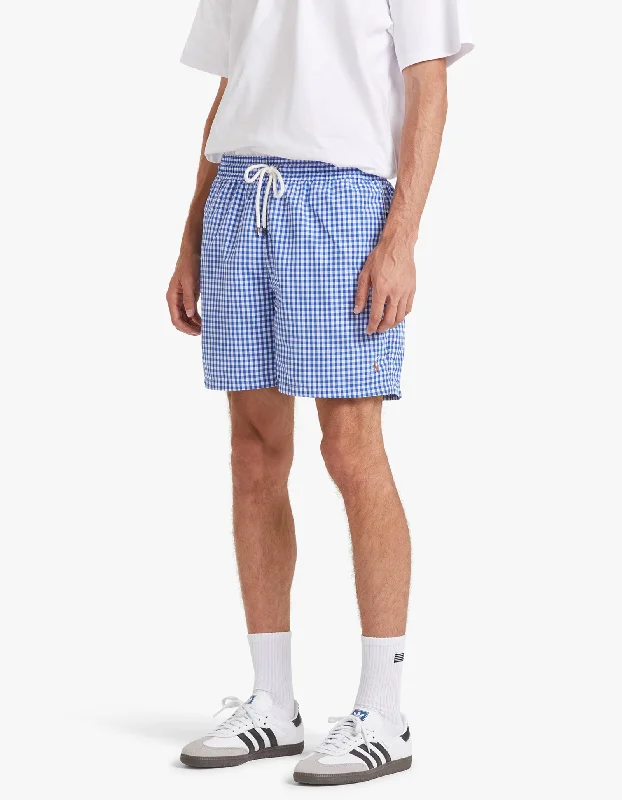 Traveler Swim Short - Cruise Royal Gingham