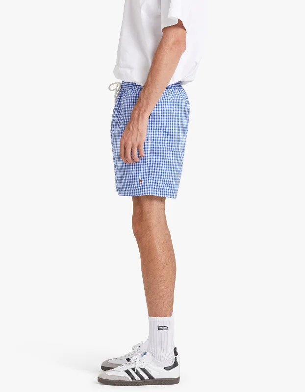 Traveler Swim Short - Cruise Royal Gingham