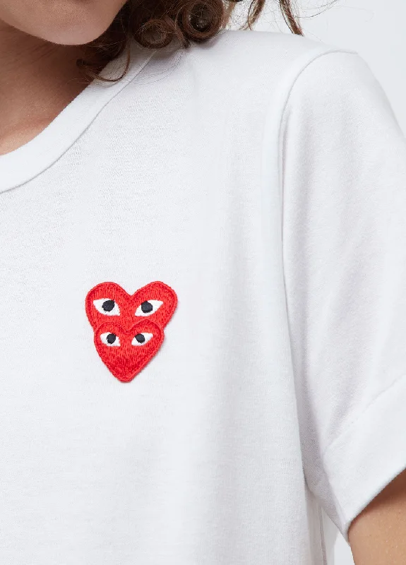 T287 Double Heart T-shirt