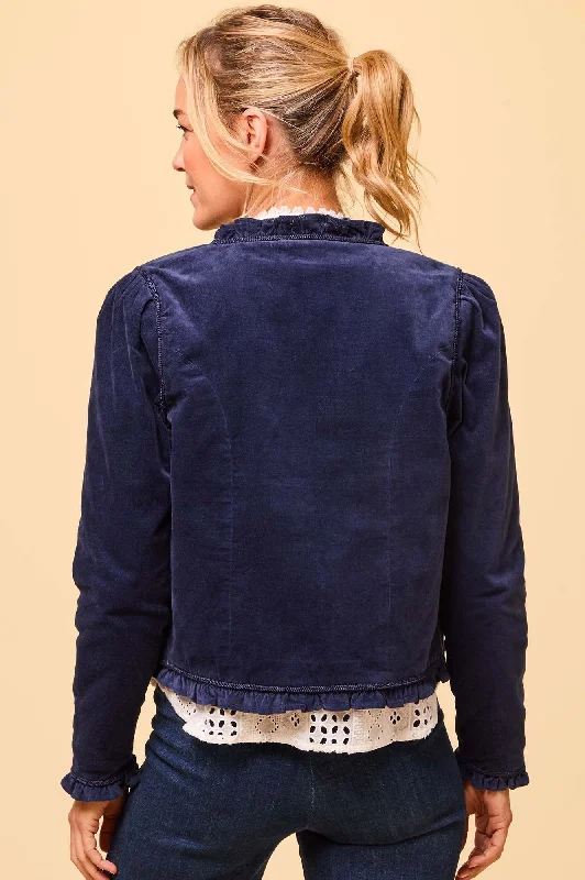 Frances Corduroy Jacket | Navy