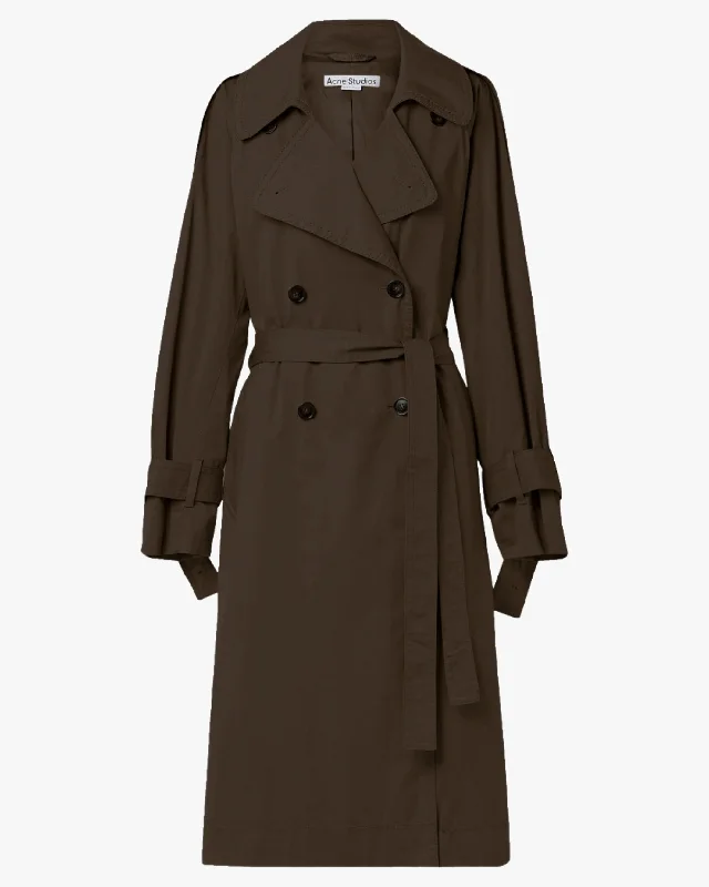 Double Breasted Trench Coat