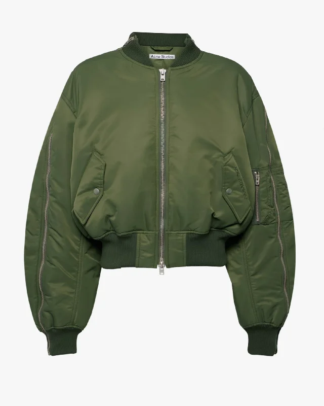 Nylon Bomber Jacket