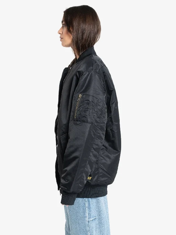 Thrills Union Oversized Bomber - Black