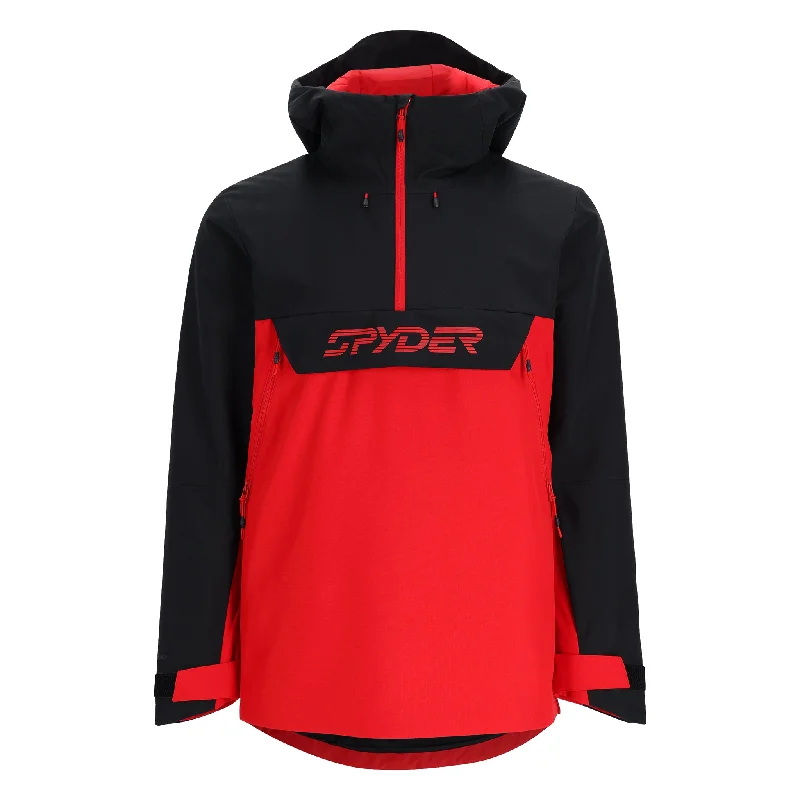 Mens All Out Anorak - Spyder Red