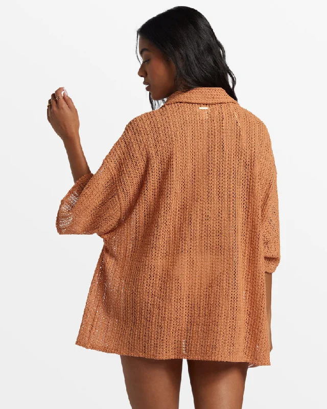 Billabong Largo Over Shirt-Toffee