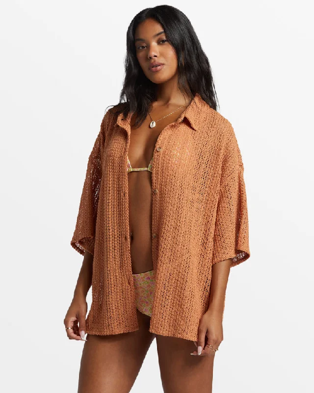 Billabong Largo Over Shirt-Toffee