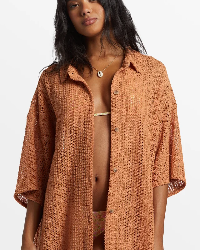 Billabong Largo Over Shirt-Toffee