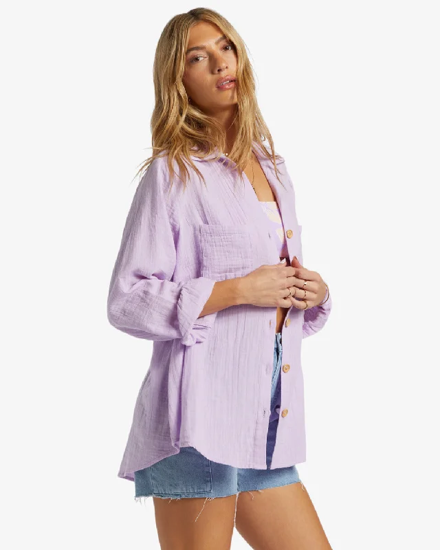 Billabong Swell Blouse L/S Shirt-Tulip