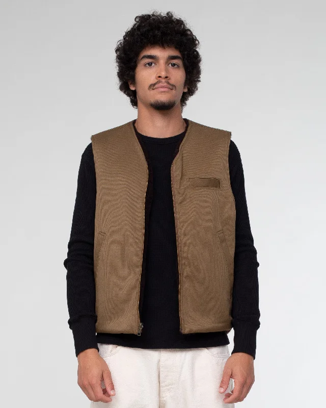 Deck Vest Bedford Cords Drap