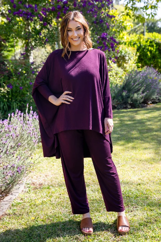 FINAL SALE Frankie Pant in Berry