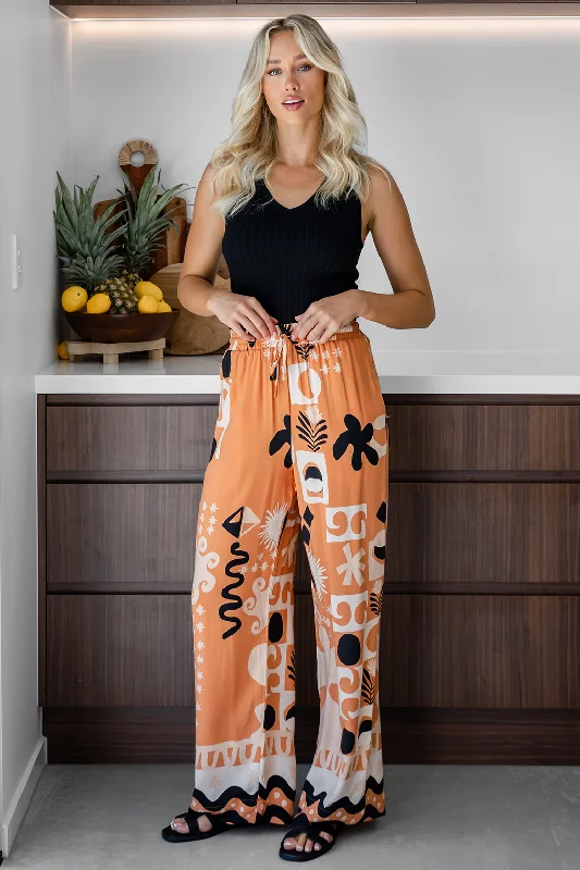 Lola Pants Apollo Print Sand