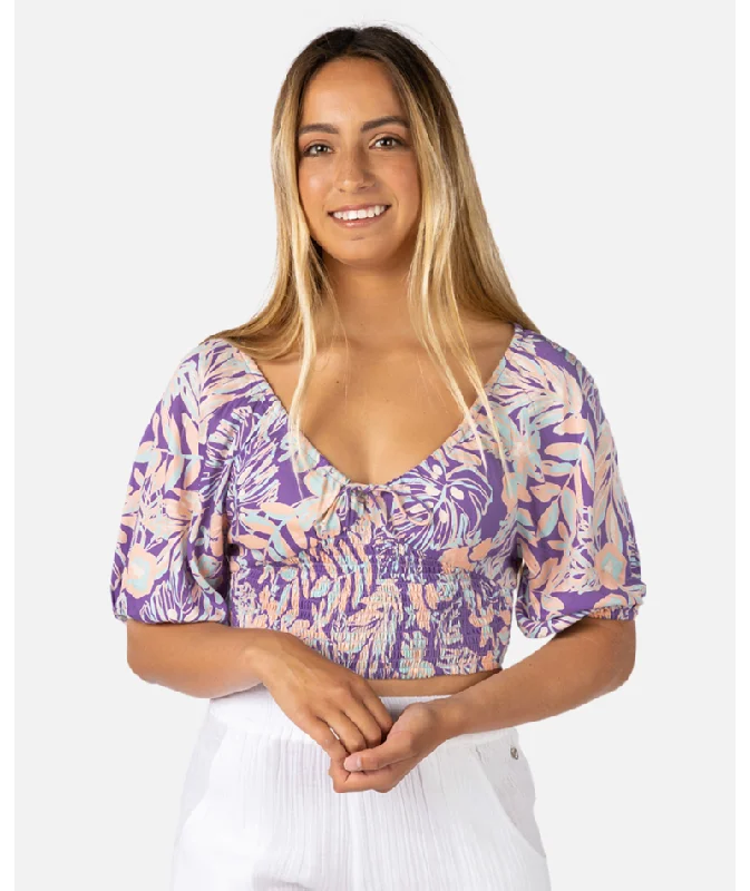 Rip Curl Palm Party Shirt-Purple