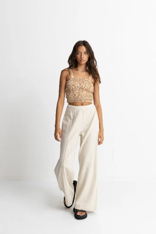 Whitehaven Wide Leg Pant Cream