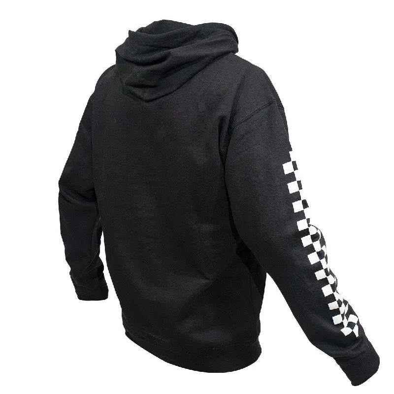 Logo Hooded Pullover - Black