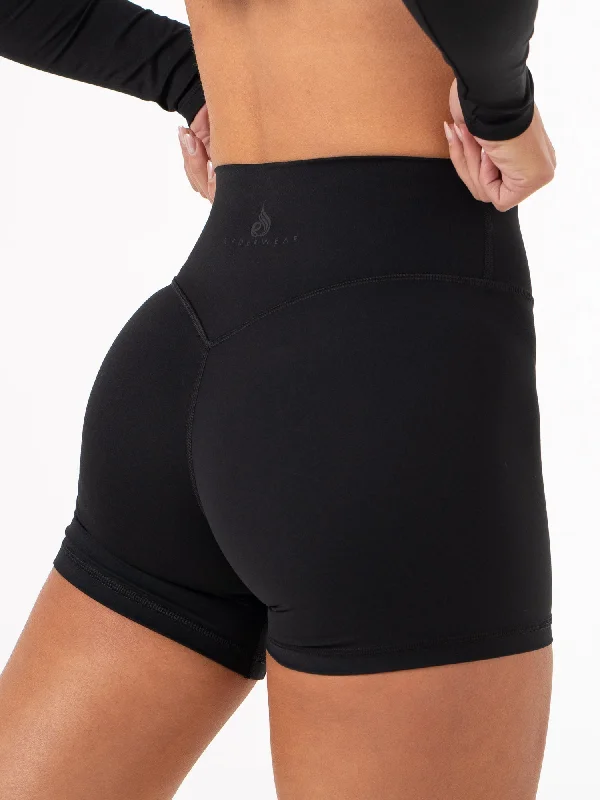 NKD High Waisted Shorts - Black