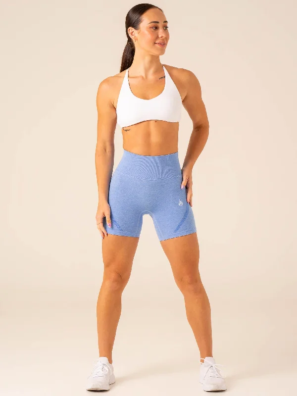 Sculpt Seamless Shorts - Blue Marl