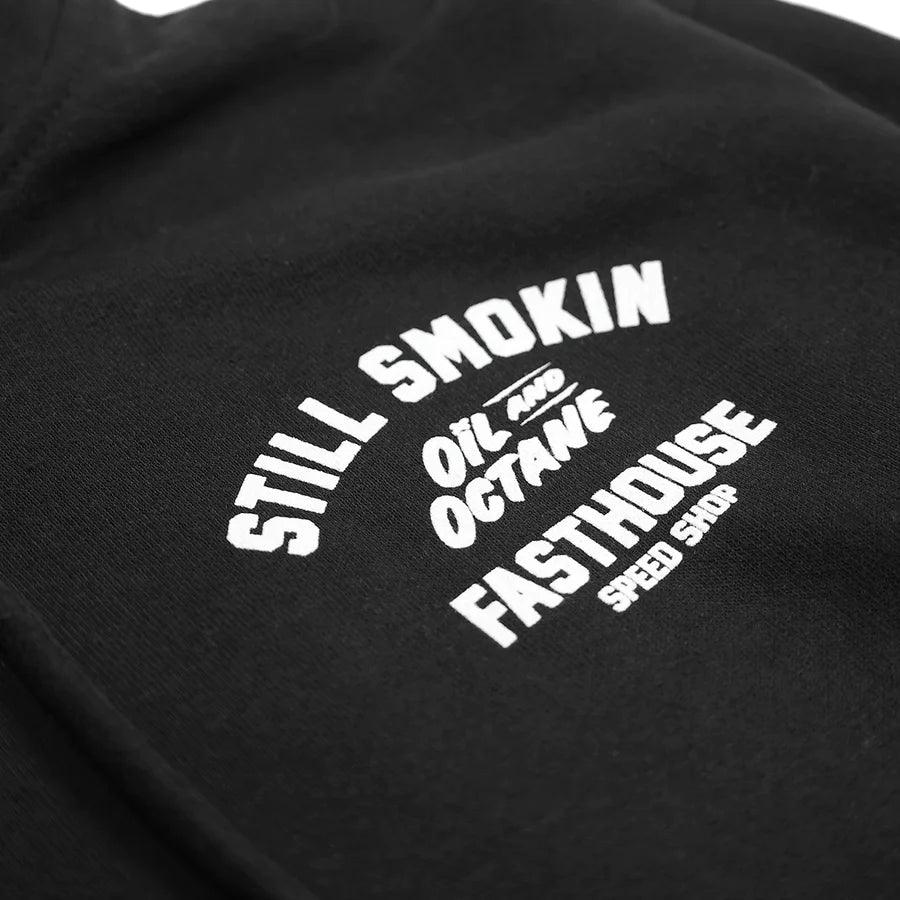 Smoke & Octane Hooded Pullover - Black