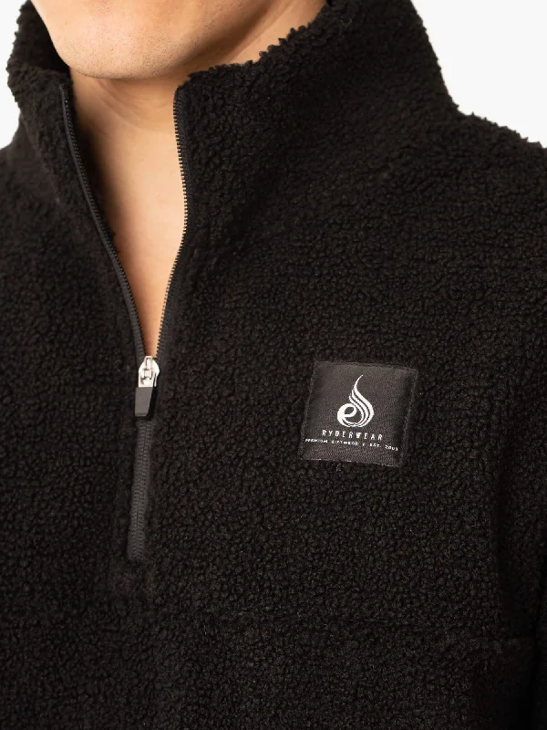 Vital Polar Fleece Half Zip - Black