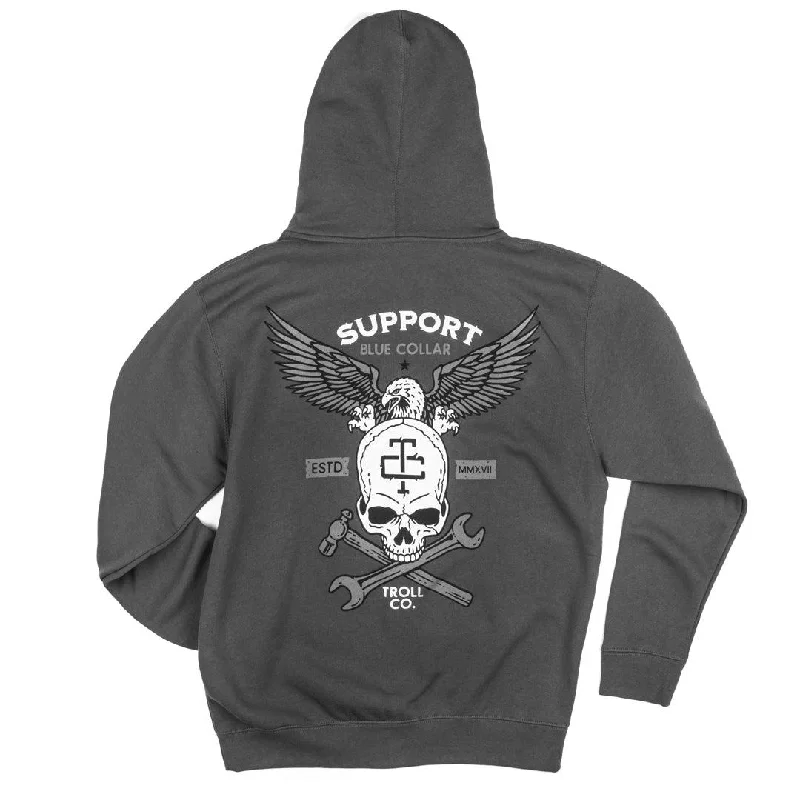 Alado Zip-up Hoodie: Charcoal