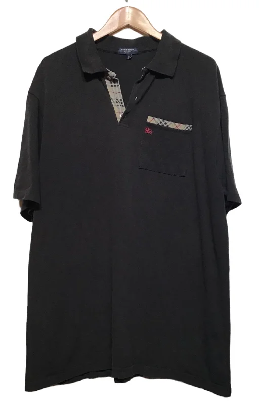 Burberry Black Polo (Size XXL)