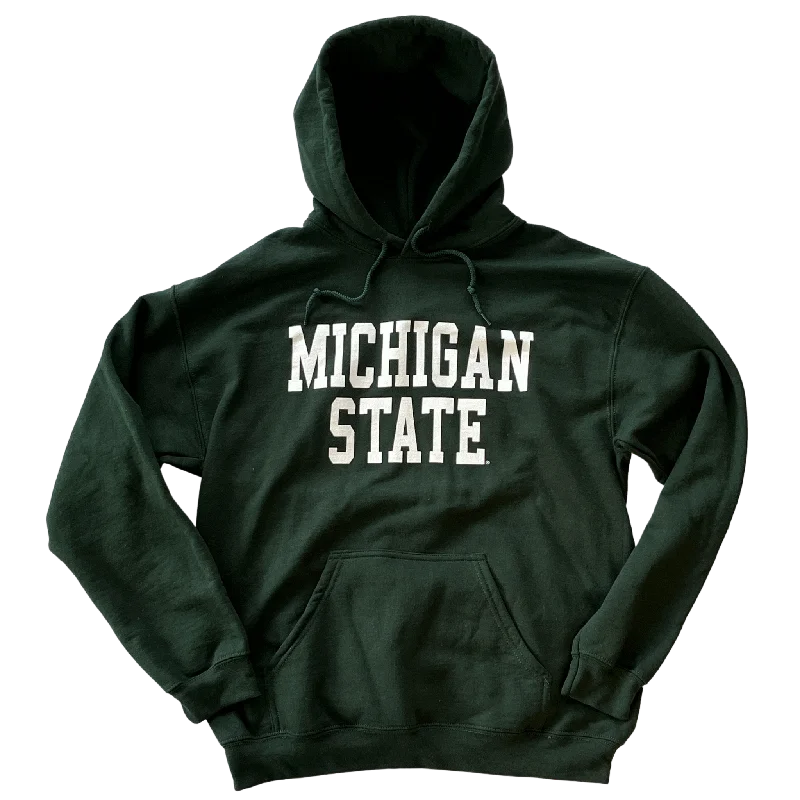 Green Michigan State Hoodie