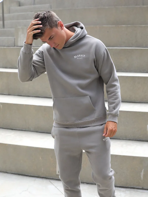 Heritage Relaxed Hoodie - Neutral Grey