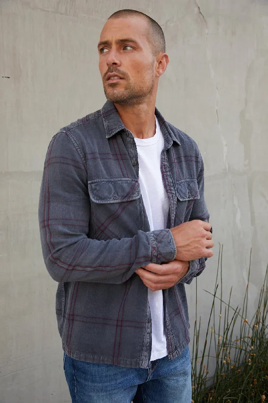 KIRK PLAID BUTTON-UP SHIRT