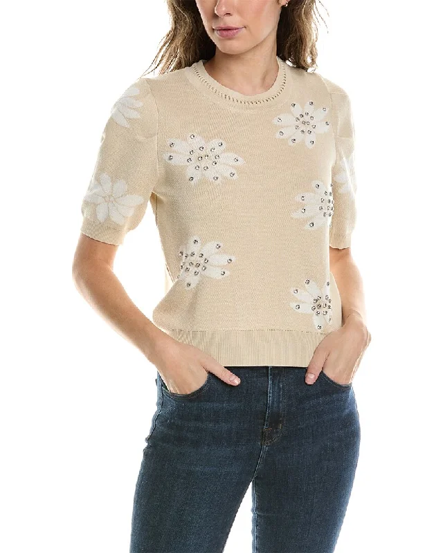 Nanette Nanette Lepore Crystal Sweater