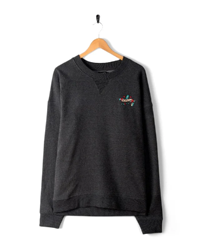 Sea Siren - Mens Sweat - Dark Grey